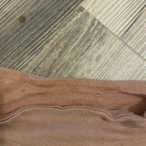 Naked Wardrobe Pink Long Sleeve Crop Hoodie - Picture 2 of 2